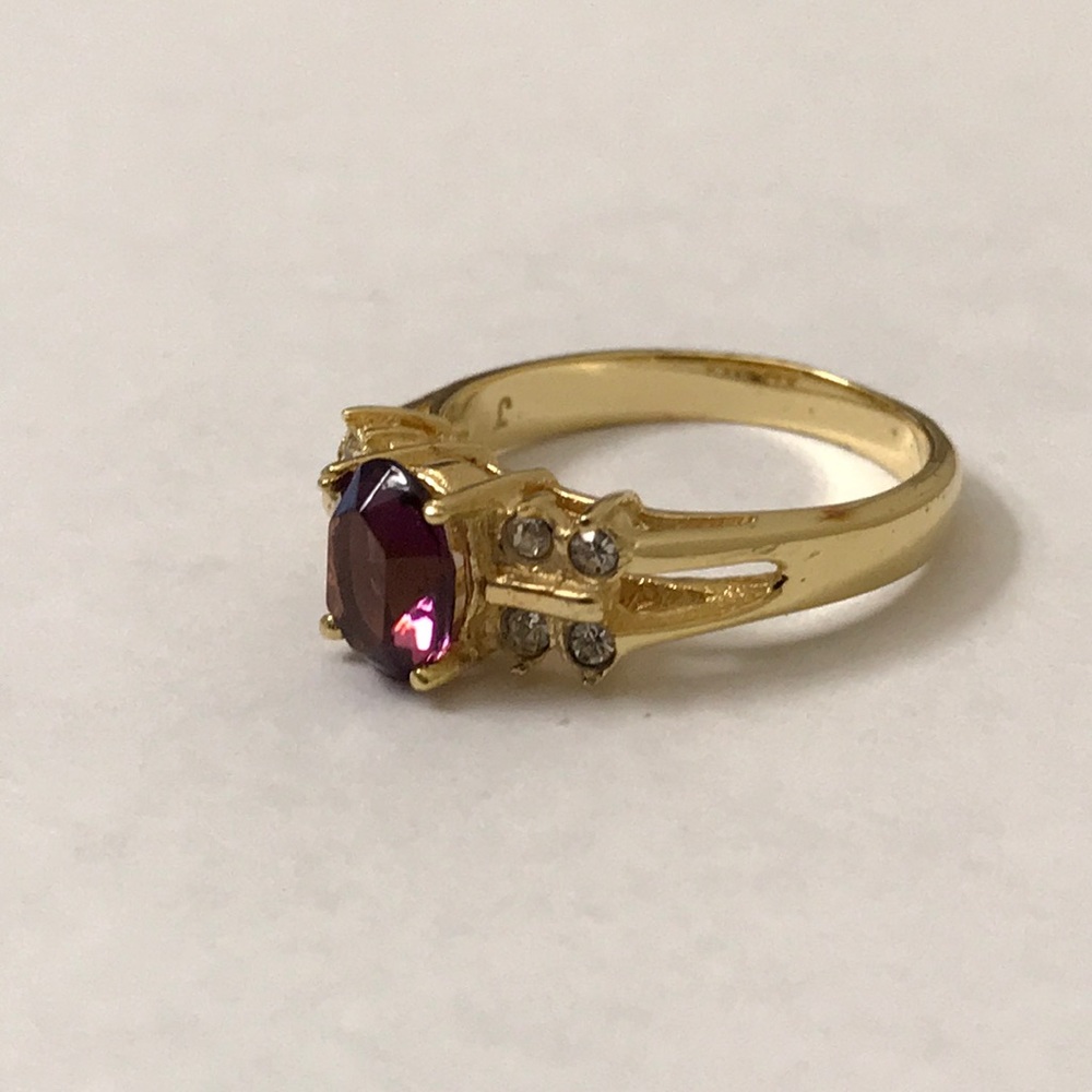 Amethyst Gold Ring